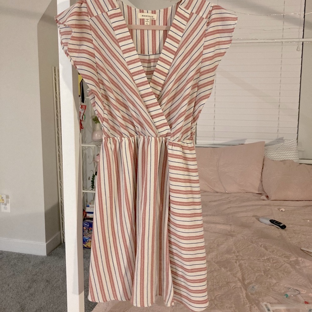 Monteau Striped Dress